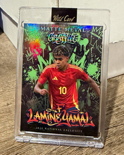 Wild Card Matte Metal Graffiti National Exclusive Lamine Yamal Soccer 10/12