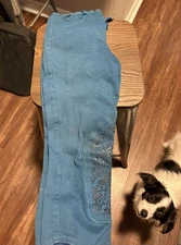 Women’s Size 24R Smartpak Piper Knit Knee Patch Horseback Riding Breeches