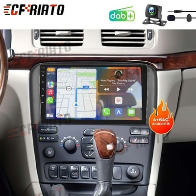 4G+64G Android 15 Autoradio Navi Apple Carplay WiFi Für Volvo S80 1998-2006 DAB+