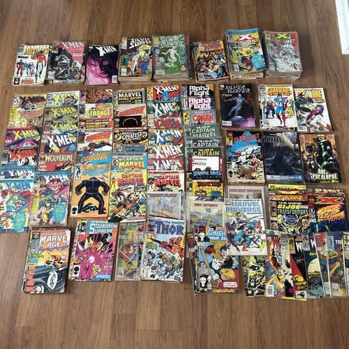 Huge Lot 300 Vtg Marvel Comic Books X-men Daredevil Spider-Man PRICED TO SELL