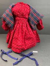 American Girl Kirsten School Outfit Pleasant Company 1991 Division Shawl Ribbons