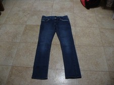 Levi's Girls Heavy Stitch Dark Wash Skinny Denim Jeans Size 12 Reg