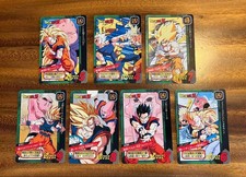 Dragon Ball Z Carddass Special Edition Lot 7 Japanese Cards Vintage Son Goku