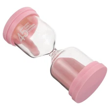  Sand Timer: Waterproof Glass Sauna Hourglass Timer 45 Minutes Sandglass Sauna