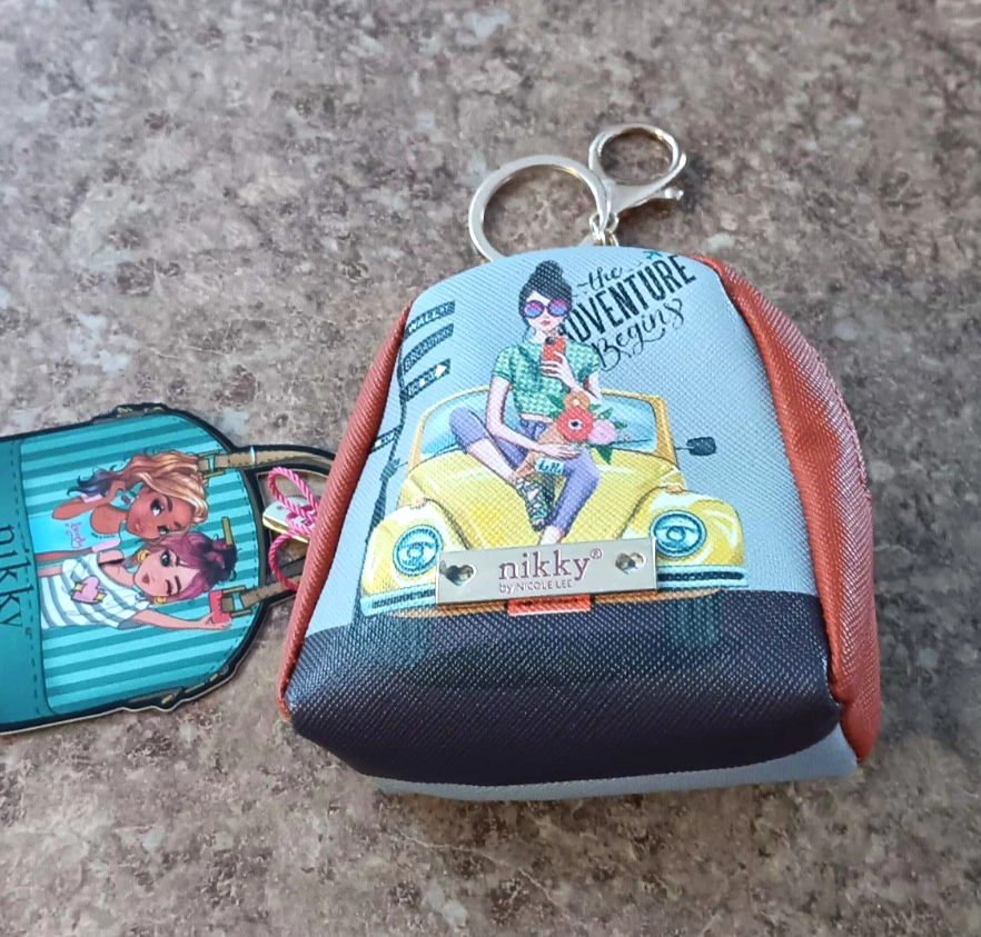 Nikky by Nicole Lee mini backpack coin purse keychain | eBay