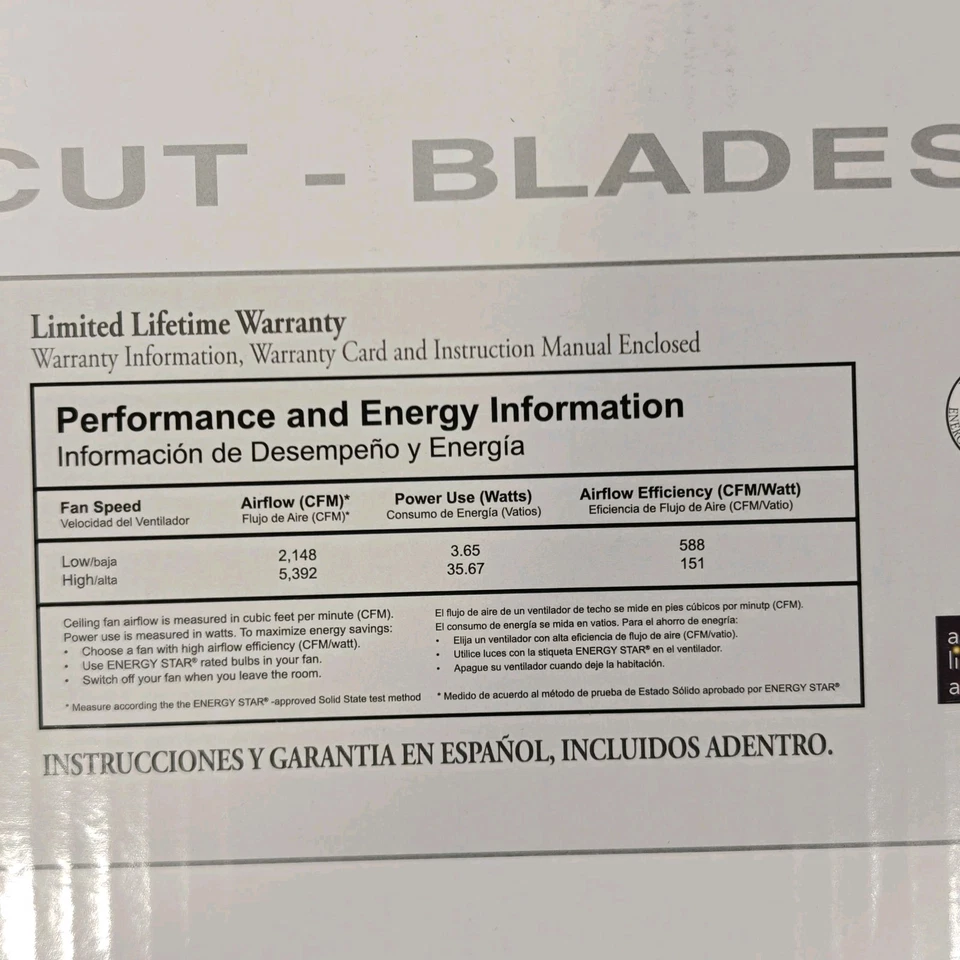 Minka Lake Shore 52" Ceiling Fan  DC Motor LED Remote Control Flat White Finish - Image 3 of 4