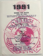 RHYTHM KING - 1991 Full page UK magazine ad BOMB THE BASS S' EXPRESS LEFTFIELD