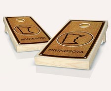 Cornhole Boards Skips Garage Minnesota Portable Outdoor Lawn Game Set
