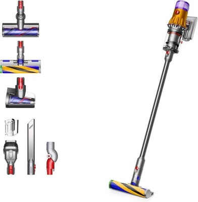Dyson V12 DETECT SLIM ABSOLUTE (2023) Stielsauger Akkusauger gelb/nickel NEU  