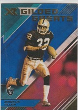 2019 Panini XR Gilded Greats Blue 34/99 #GG-11 Marcus Allen Los Angeles Raiders