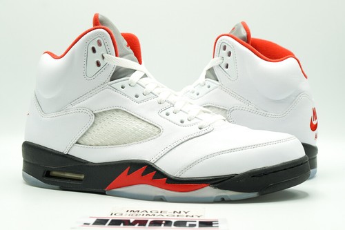 jordan 5 true white fire red