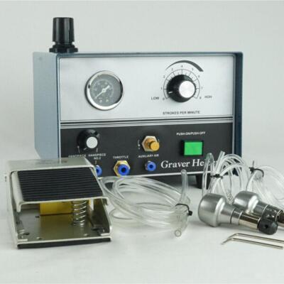 Hand Pneumatic Engraving Machine Jewelry Engraver Double Ended Metal Engraver