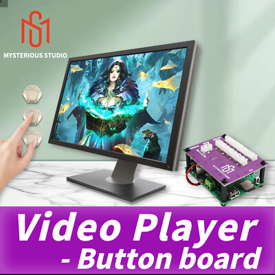 Mysterious Studio  Escape Room Video Player Picture Playback Intelligent Control