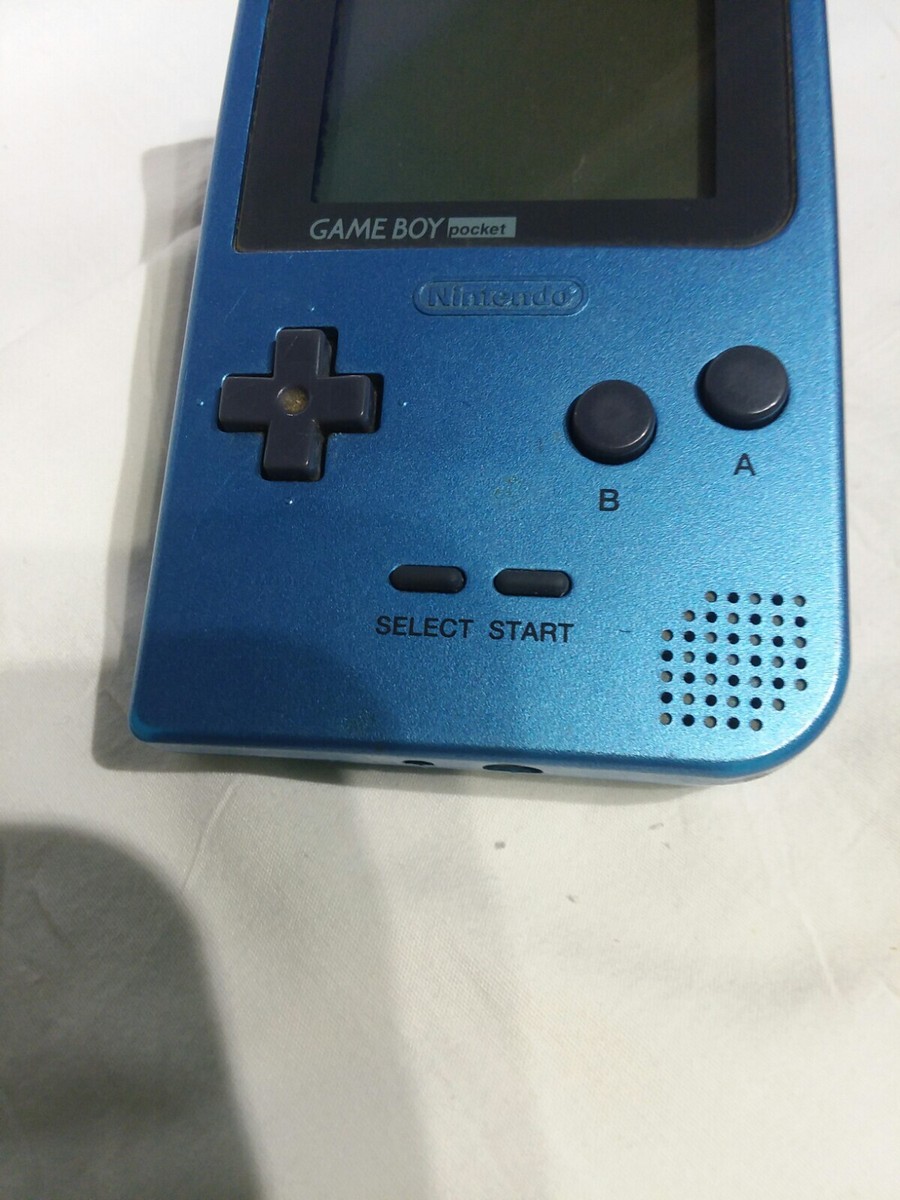 1989-1996 Nintendo GameBoy Pocket Color Teal Blue MGB-001 Game