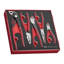 Teng Tools 5 Piece Vinyl Grip Q Plier EVA Foam Set Tool Tray - TED441Q