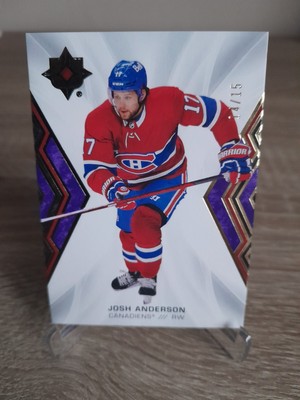 Josh Anderson 2021-22 UD Ultimate Collection Purple /15 SSP #75