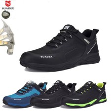 Fashion Mens Safety Shoes Work Trainers Steel Toe Hiking Boots Construction