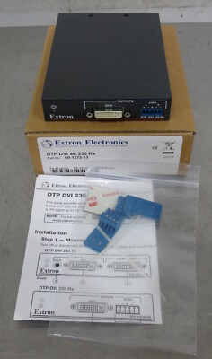 T195022 Extron DTP DVI 4K 230 Rx DTP Receiver for DVI 4K Resolution 60 ...