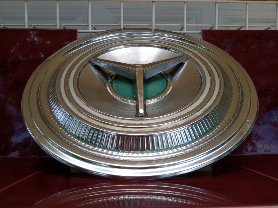 Oldsmobile Super 88 98 1959 dinámico tapacubos giratorios de 15" (1) cubierta de rueda antigua Foto 4 de 4