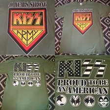 KISS ARMY 40 Years Strong Licensed Concert T-Shirt, 2014. LARGE Preowned NV