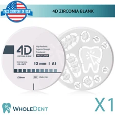 4D Zirconia Blank Dental Lab Multilayer Zirconium Aesthetic Restoration Shades