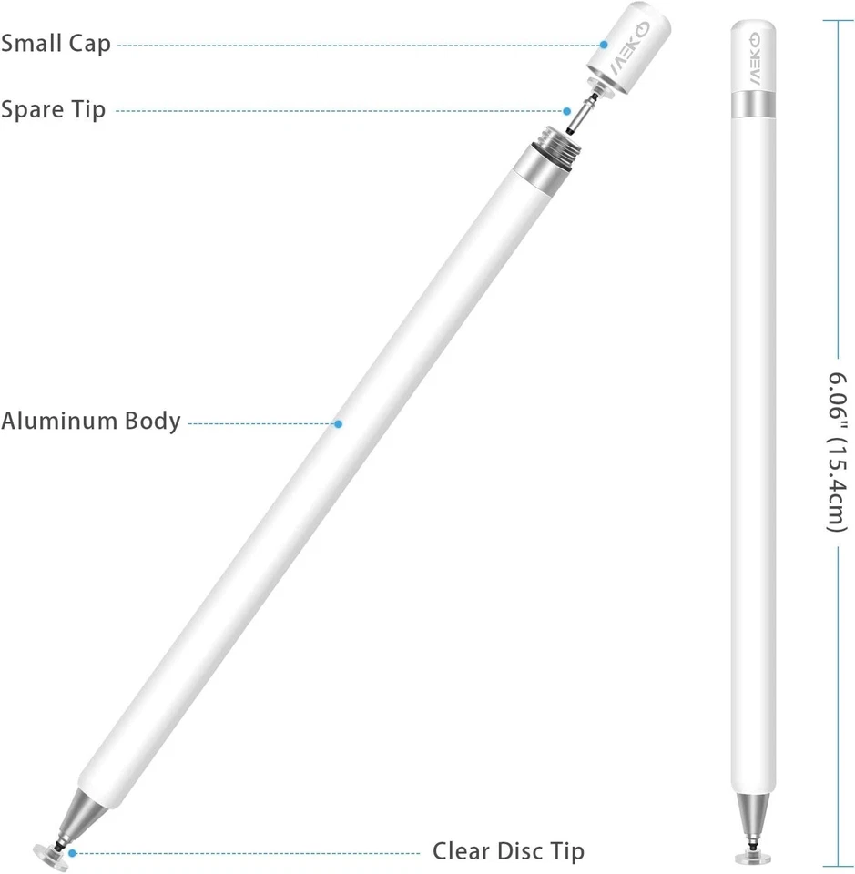 Stylus for iPad Pencil, Disc Stylus Touch Screen Pens for Apple iPhone/Ipad - Image 3 of 4