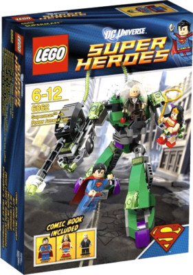 6862 SUPERMAN VS. POWER ARMOR LEX lego legos set wonder woman DC super hero NEW