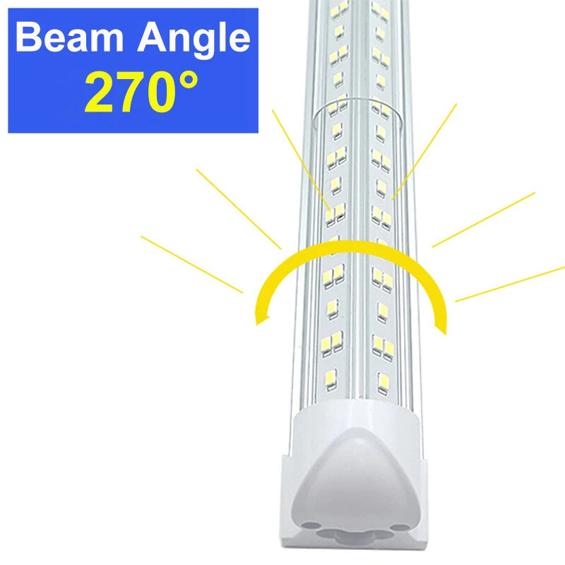 25 Pack 8Ft Led Shop Light Fixture 72W 100W 144W 6500K T8 8 Foot Led Tube Lights - Image 4 of 4