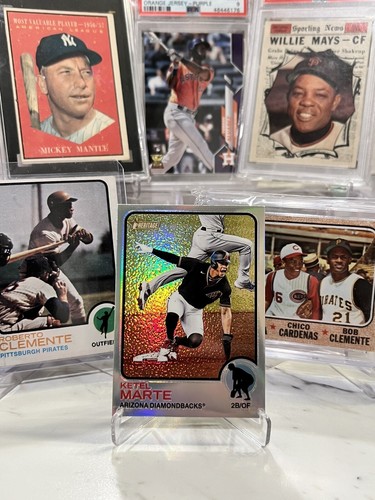2022 Topps Heritage #163 Ketel Marte Chrome Refractor SP /673 *MINT* | eBay