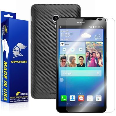 ArmorSuit Huawei Ascend Mate 2Shield Screen Protector + Black Carbon Skin USA