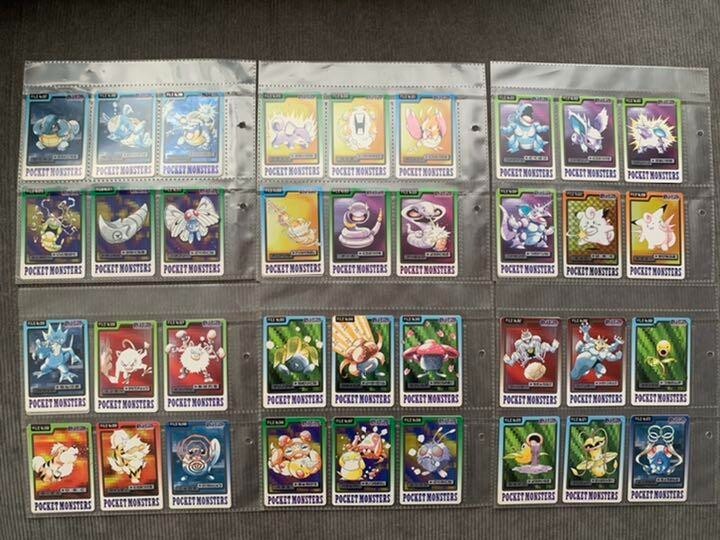 1997 BANDAI Pokemon Carddass 153 Cards Complete Set No.000~151 +