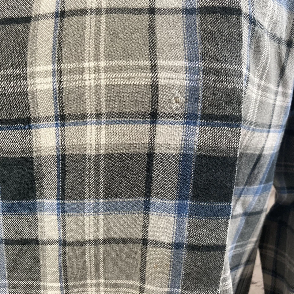 Blusa Gianni Versace Mujer Mediana Años 80 Azul Cuadros Lateral Abotonada De Colección Oficina Foto 2 de 4