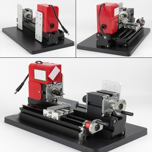 USA Mini Wood Lathe Motorized Machine DIY Tool Metal 