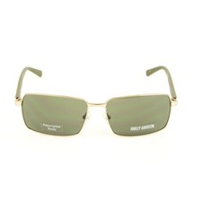 Harley Davidson HDX869 GLD-2 Gold  Green Square Men Sunglasses Frame 61-16-135
