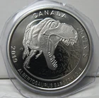 Canada 2019 25-cent Dinosaurs of Canada ( Albertosaurus sarcophagus ) - One Coin