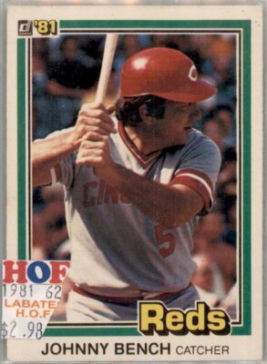 Cincinnati Reds 1981-1983 Bench-Foster- 15 Available | eBay