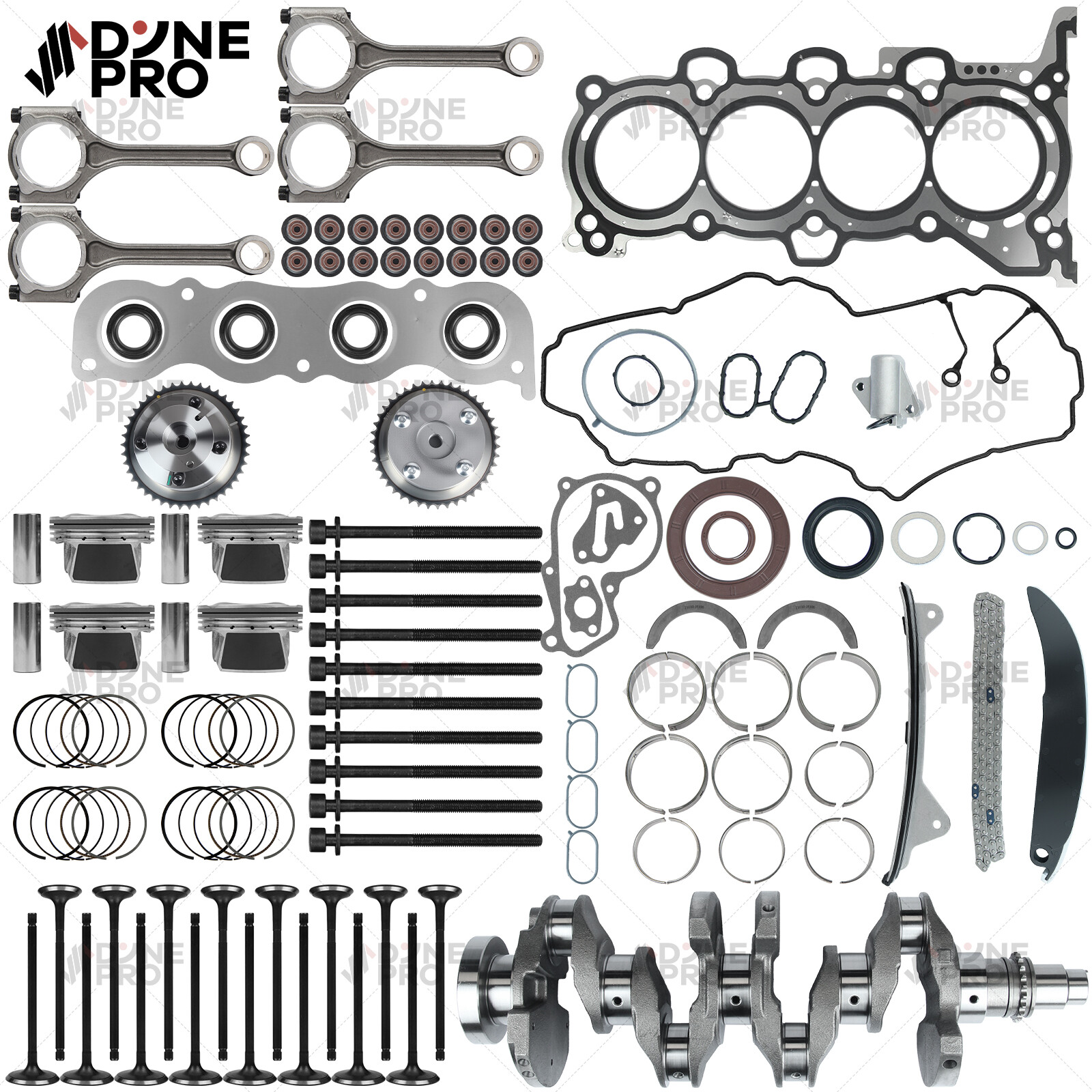 Hyundai Tucson Kia Soul Forte 2.0L G4NC Engine Rebuild Kit with Timing
