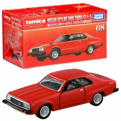 Takara Tomy Tomica Premium Diecast Car No08 Nissan Skyline 2000 Turbo GT-ES(1.)