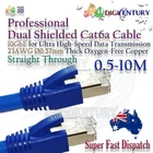 10GbE High Speed Cat6a RJ45 Shielded OFC Straight Through Ethernet Cable 0.5-10m