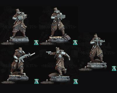 3D Printed Archvillain Games Deadmen Brigade - Morior Invictus Morior Light