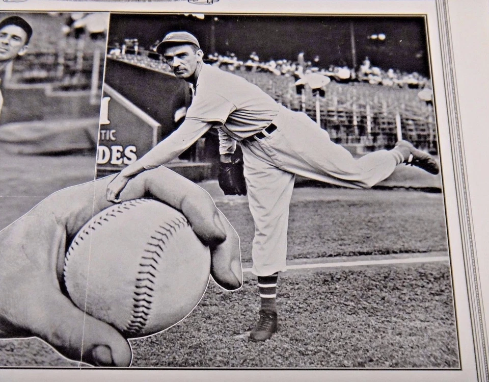 Carl Hubbell Baseball 1936 Original Illustrated Current News 19x12 Great Condit - Image 3 of 3