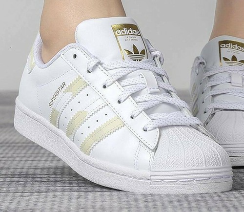 ADIDAS SUPERSTAR FX9088 MEN'S CASUAL SNEAKERS CLASSIC SHOES WHITE/GOLD SIZE 10.5 | eBay