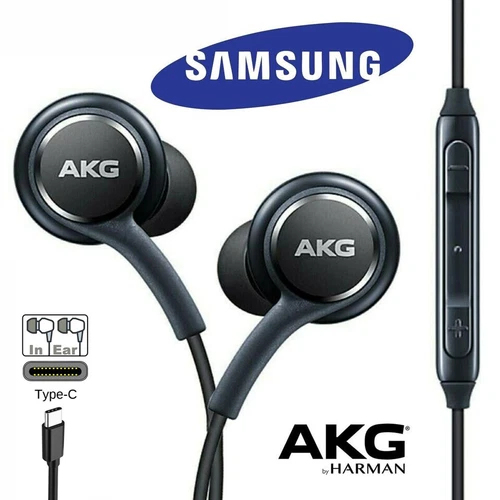 Earphones AKG Type-C In-Ear Headset For Samsung S25 S24 S23 S22 S21 S20 - Zdjęcie 2 z 24