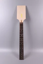 New Guitar Neck 22 Fret 25.5in Maple Rosewood Fretboard Paddle Head Dot Inlay