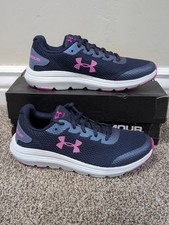 Size 5 Youth Unisex Under Armour GS Surge 2 Navy Blue.3022870-404 Athletic Shoes