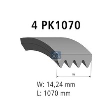 Keilrippenriemen für Peugeot 208 1 CA 301 | 26219152