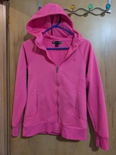 Under Armour ColdGear Women  s Pink Full Zip Hooded Fleece Hoodie Pockets SM/P