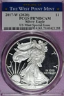 2017 W PCGS PR70DCAM AMERICAN SILVER EAGLE #B52104