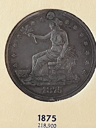 1875 Trade Dollar