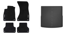 Frogum Fußmattensatz Autoteppich + Kofferraumwanne für Audi A4 Avant 8W5 B9